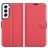 Mobigear Classic Samsung Galaxy S22 Hülle Klapphülle Geldbörse - Rot