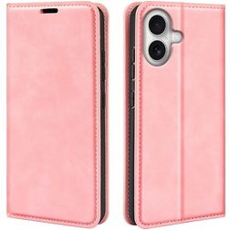 Mobigear Retro Slim iPhone 17 Hülle Klapphülle Geldbörse - Pink