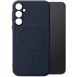 My Style Protective Flex Samsung Galaxy A55 MagSafe Hülle Flexibles TPU Backcover - Marineblau