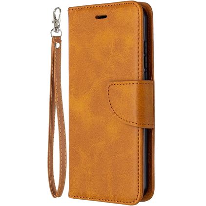 Mobigear Excellent Nokia 1.3 Hülle Klapphülle Geldbörse - Cognac