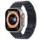 Mobigear Berlin Edelstahl Apple Watch Armband Faltschließe - 49/46/45/44 mm - Schwarz