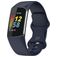 Mobigear Sport Dual Silikon Fitbit Charge 5 Armband Drückerschließe - Dunkelblau