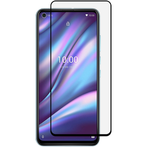 Mobigear Premium Wiko View 5 Panzerglas Gehärtetes Glas Displayschutz - Hüllenfreundlich - Schwarz