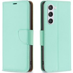 Mobigear Excellent Samsung Galaxy S23 Hülle Klapphülle Geldbörse - Türkis