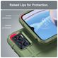 Mobigear Rugged Shield Motorola Moto E22 Hülle Flexibles TPU Backcover Stoßfest - Grün