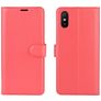 Mobigear Classic Xiaomi Redmi 9A Hülle Klapphülle Geldbörse - Rot