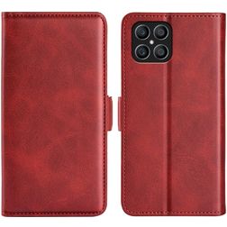 Mobigear Slim Magnet HONOR X8 Hülle Klapphülle Geldbörse - Rot