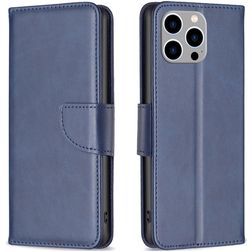 Mobigear Excellent iPhone 15 Pro Max Hülle Klapphülle Geldbörse - Blau