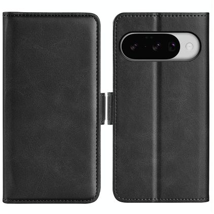 Mobigear Slim Magnet Google Pixel 10 Hülle Klapphülle Geldbörse - Schwarz