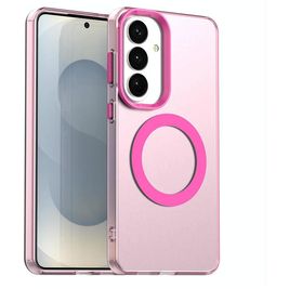 Mobigear Shockproof Samsung Galaxy S26 Plus MagSafe Hülle Hardcase Backcover - Rot