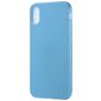 Mobigear Colors iPhone XS Max Hülle Flexibles TPU Backcover - Blau