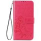 Mobigear Clover OPPO A52 Hülle Klapphülle Geldbörse - Magenta