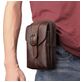 Mobigear Gürteltasche (max 17 cm x 11 cm) - Gürtelclip - Holster - Braun