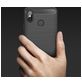 Mobigear Brushed Slim Xiaomi Mi Max 3 Hülle Flexibles TPU Backcover - Grau