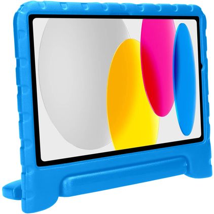 Mobiparts Kids iPad 10 (2022) Tablet Hülle für Kinder mit Tragegriff - Blau