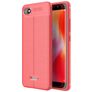 Mobigear Luxury Xiaomi Redmi 6A Hülle Flexibles TPU Backcover - Rot