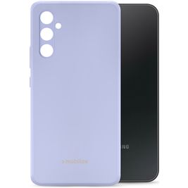 Mobilize Rubber Gelly Samsung Galaxy A34 Hülle Flexibles TPU Backcover - Pastel Purple