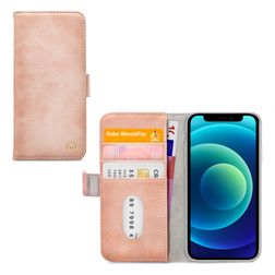 Mobilize Elite Gelly iPhone 12 Mini Klapphülle - Soft Pink