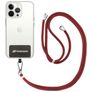 Mobigear Lanyard Verstellbare Universal-Handykette - Weinrot