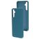 Mobiparts Samsung Galaxy A34 Silikon Hülle Backcover - Blueberry Blue