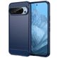 Mobigear Brushed Slim Google Pixel 9 Pro Hülle Flexibles TPU Backcover - Blau