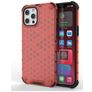 Mobigear Honeycomb iPhone 13 Pro Max Hülle Hardcase Backcover Stoßfest - Rot
