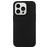 Mobigear Colors iPhone 14 Pro Max Hülle Flexibles TPU Backcover - Schwarz