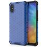 Mobigear Honeycomb Xiaomi Redmi 9A Hülle Hardcase Backcover Stoßfest - Blau