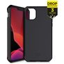 ITSkins SpectrumSolid iPhone 12 Pro Max Hülle Flexibles TPU Backcover Stoßfest - Plain Black