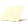 Mobigear Cream Matte MacBook Air 15 Zoll (2023-2025) Hardcase Hülle MacBook Case - Gelb - Model A2941 / A3114 / A3241