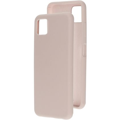 Mobiparts Samsung Galaxy A22 5G Silikon Hülle Backcover - Soft Salmon