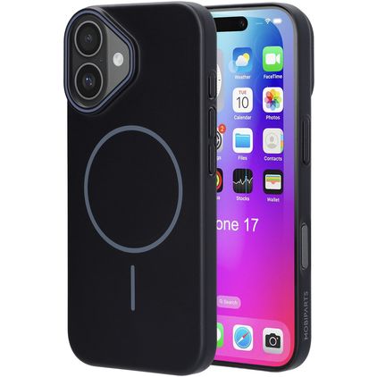 Mobiparts Slim Line iPhone 17 MagSafe Hülle Hardcase Backcover - Onyx Black