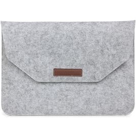 Mobigear Envelope Filz Laptop Sleeve (max 23 cm x 33 cm) Laptop Hülle - Grau