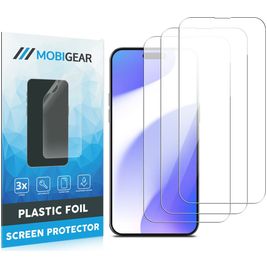 Mobigear iPhone 16 Plus Displayschutz Schutzfolie - Hüllenfreundlich (3er Pack)