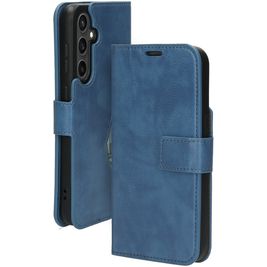 Mobiparts Classic Wallet Samsung Galaxy S23 FE Hülle Klapphülle Geldbörse - Steel Blue