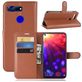 Mobigear Classic HONOR View 20 Hülle Klapphülle Geldbörse - Braun