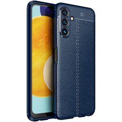 Mobigear Luxury Samsung Galaxy A13 5G Hülle Flexibles TPU Backcover - Blau