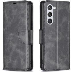 Mobigear Excellent Samsung Galaxy S23 Hülle Klapphülle Geldbörse - Schwarz