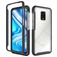 Mobigear Two-Layer Xiaomi Redmi Note 9 Pro Hülle Hardcase Backcover Stoßfest - Schwarz