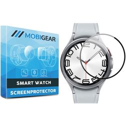 Mobigear Premium Samsung Galaxy Watch 6 Classic - 47 mm Displayschutz Schutzfolie - Hüllenfreundlich - Schwarz