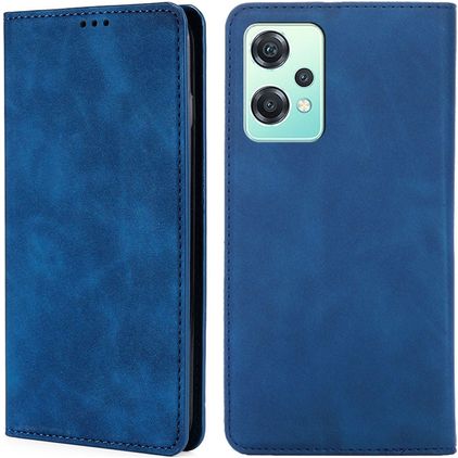 Mobigear Retro Slim Realme 9 5G Hülle Klapphülle Geldbörse - Blau