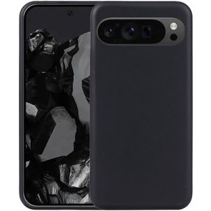 Mobigear Basics Google Pixel 9 Pro Hülle Flexibles TPU Backcover - Schwarz