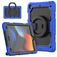 Mobigear RingGuard iPad 9 (2021) Hülle Kunststoff,Silikon Backcover + Ständer - Blau