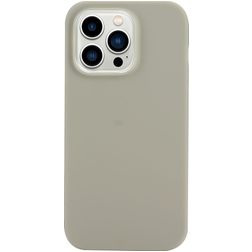 Mobigear Colors iPhone 14 Pro Hülle Flexibles TPU Backcover - Grau