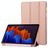 Mobigear Tri-Fold Gel Samsung Galaxy Tab S11 Hülle TPU,Kunstleder Klapphülle - Roségold