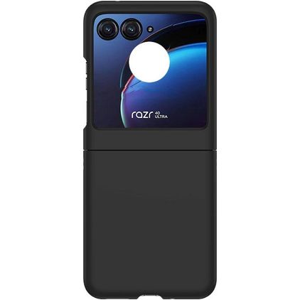 Mobigear Colors Motorola Razr 50 Hülle Hardcase Backcover - Schwarz