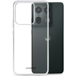 Mobilize Gelly Durchsichtig Motorola Edge 50 Ultra Hülle Flexibles TPU Backcover - Transparent