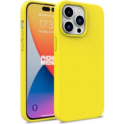 Mobigear Bio iPhone 16 Pro Hülle Umweltfreundliches Backcover - Gelb