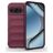 Mobigear Bumpy Google Pixel 10 Pro Hülle Flexibles TPU Backcover - Wine Red