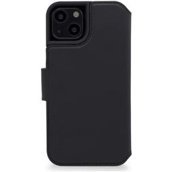 Decoded Wallet iPhone 14 Pro Max Hülle Echtes Leder Klapphülle Geldbörse - Schwarz